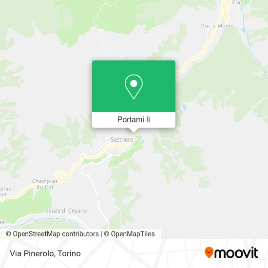 Mappa Via Pinerolo