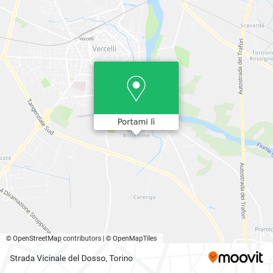 Mappa Strada Vicinale del Dosso