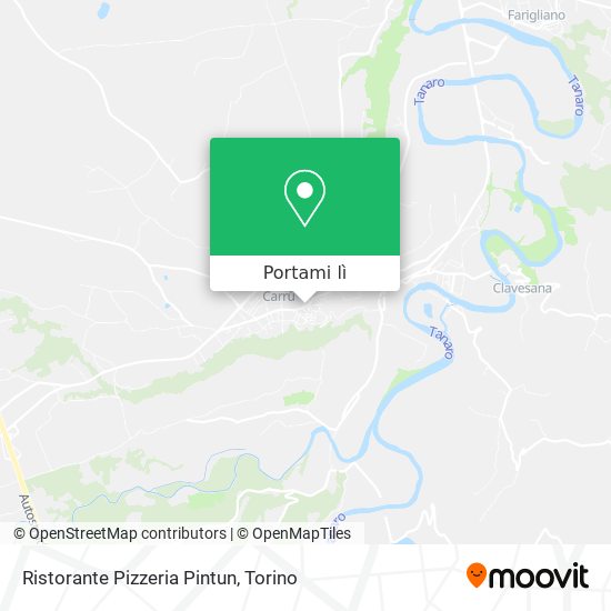 Mappa Ristorante Pizzeria Pintun