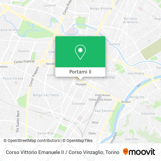 Mappa Corso Vittorio Emanuele II / Corso Vinzaglio