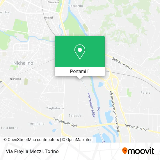 Mappa Via Freylia Mezzi