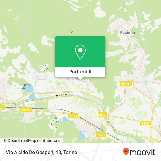 Mappa Via Alcide De Gasperi, 48