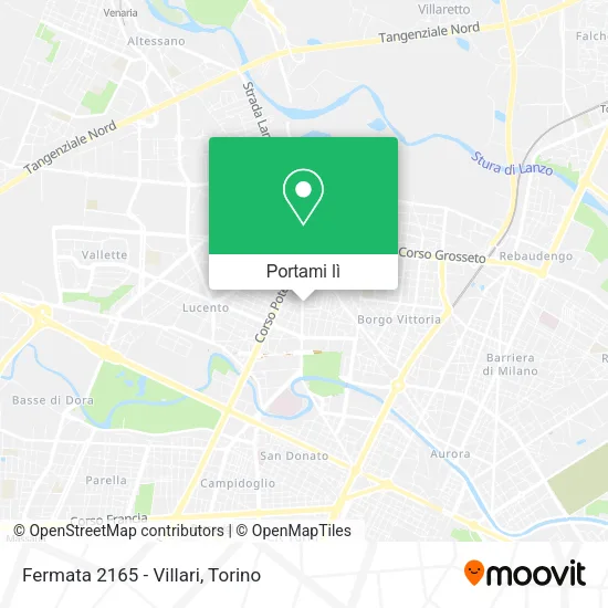 Mappa Fermata 2165 - Villari