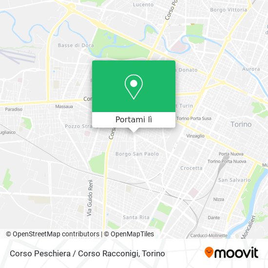 Mappa Corso Peschiera / Corso Racconigi