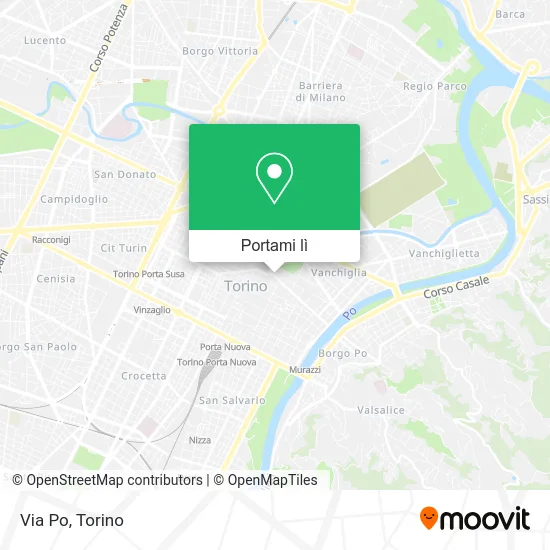 Mappa Via Po