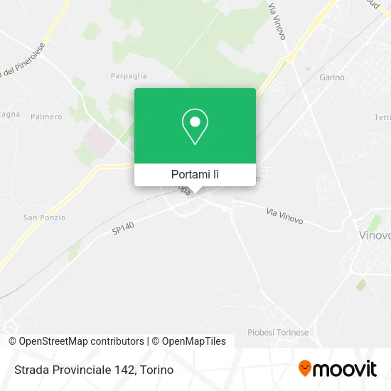 Mappa Strada Provinciale 142