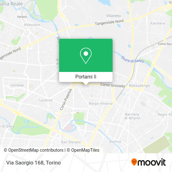 Mappa Via Saorgio 168
