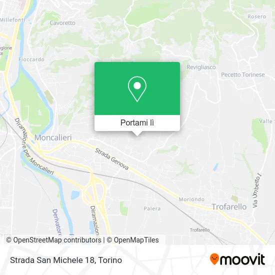 Mappa Strada San Michele 18