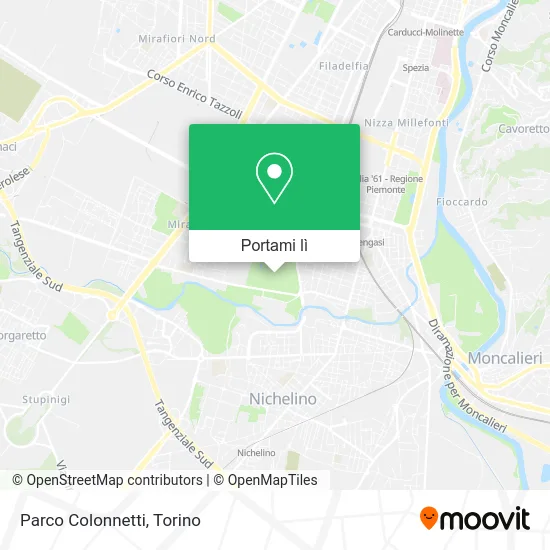 Mappa Parco Colonnetti