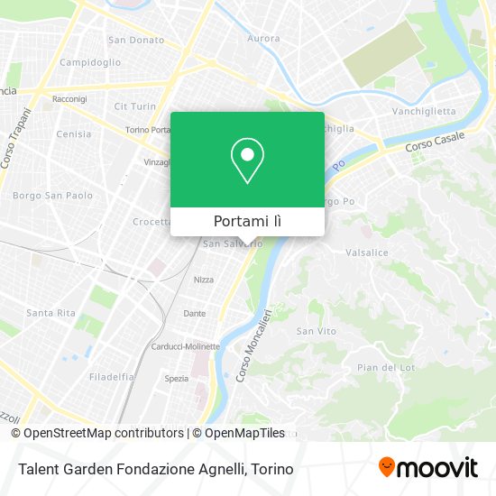 Mappa Talent Garden Fondazione Agnelli