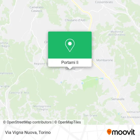 Mappa Via Vigna Nuova