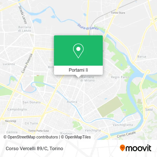 Mappa Corso Vercelli 89/C