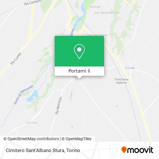 Mappa Cimitero Sant'Albano Stura