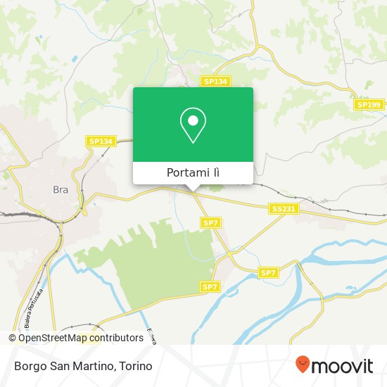 Mappa Borgo San Martino