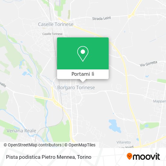 Mappa Pista podistica Pietro Mennea