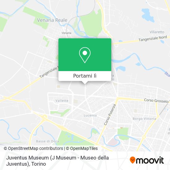 Mappa Juventus Museum (J Museum - Museo della Juventus)