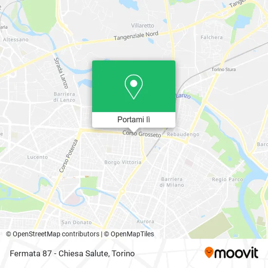 Mappa Fermata 87 - Chiesa Salute