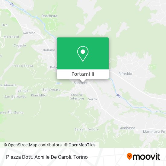 Mappa Piazza Dott. Achille De Caroli