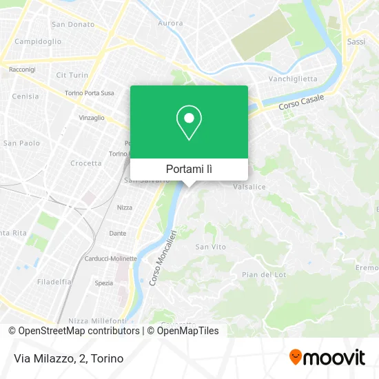 Mappa Via Milazzo, 2