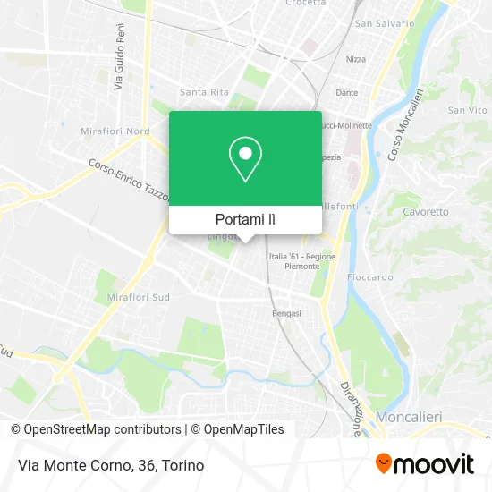 Mappa Via Monte Corno, 36