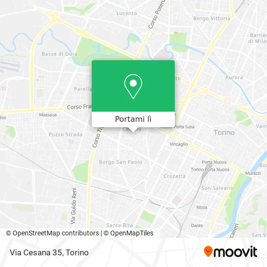 Mappa Via Cesana 35
