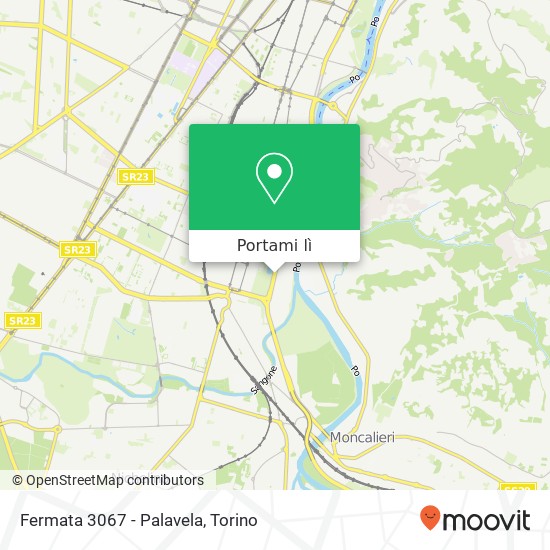 Mappa Fermata 3067 - Palavela