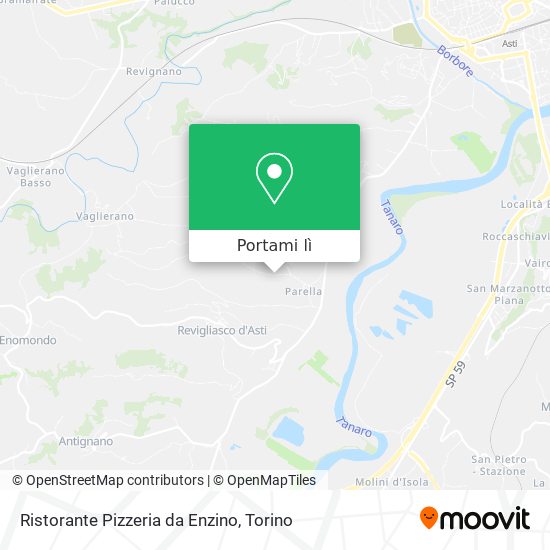 Mappa Ristorante Pizzeria da Enzino