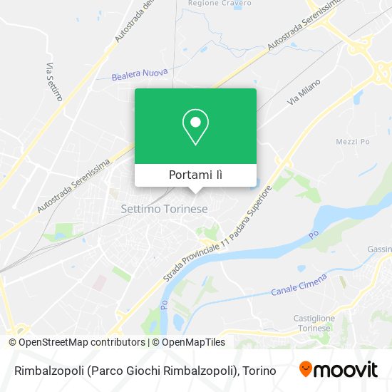 Mappa Rimbalzopoli (Parco Giochi Rimbalzopoli)