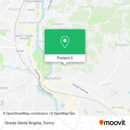 Mappa Strada Santa Brigida