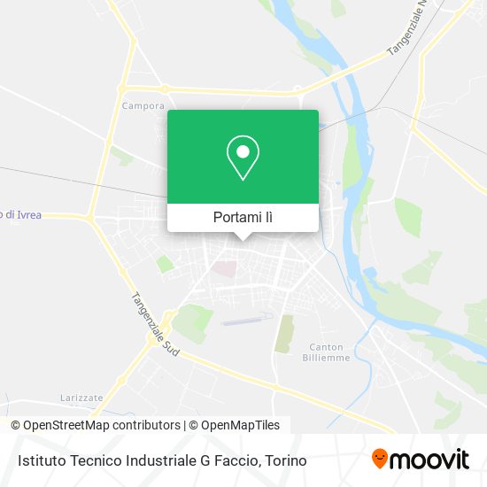 Mappa Istituto Tecnico Industriale G Faccio
