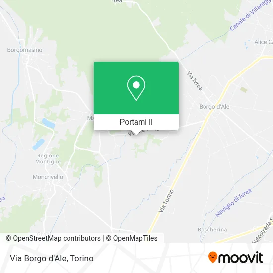 Mappa Via Borgo d'Ale