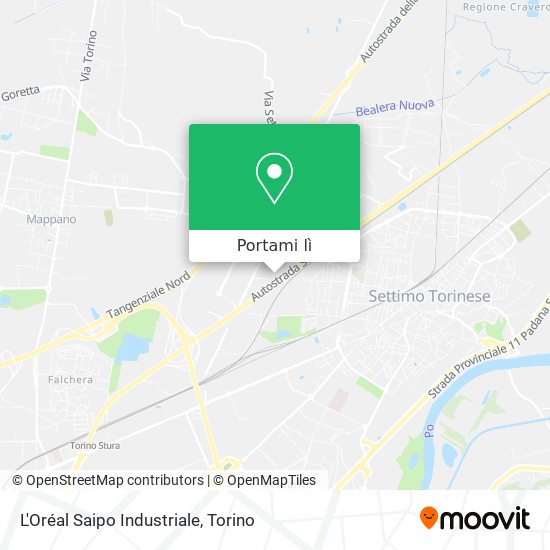 Mappa L'Oréal Saipo Industriale