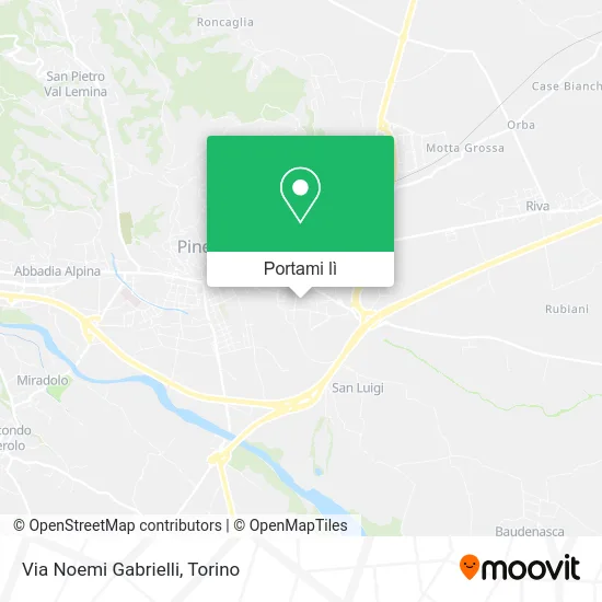 Mappa Via Noemi Gabrielli