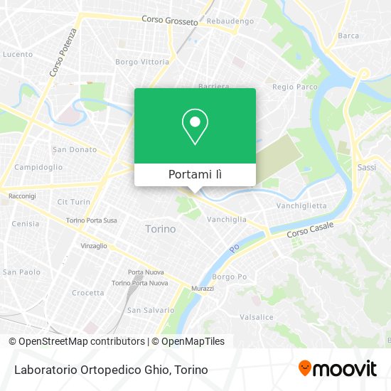 Mappa Laboratorio Ortopedico Ghio