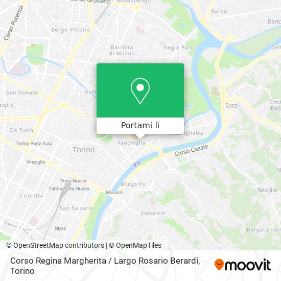 Mappa Corso Regina Margherita / Largo Rosario Berardi