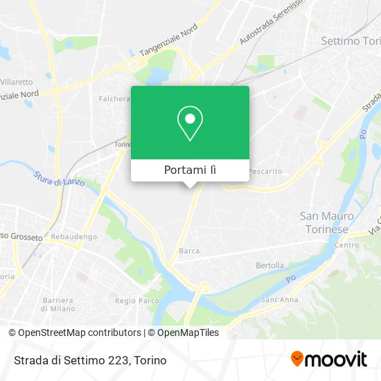 Mappa Strada di Settimo 223