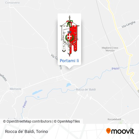 Mappa Rocca de' Baldi