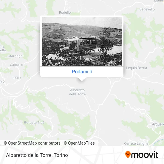 Mappa Albaretto della Torre