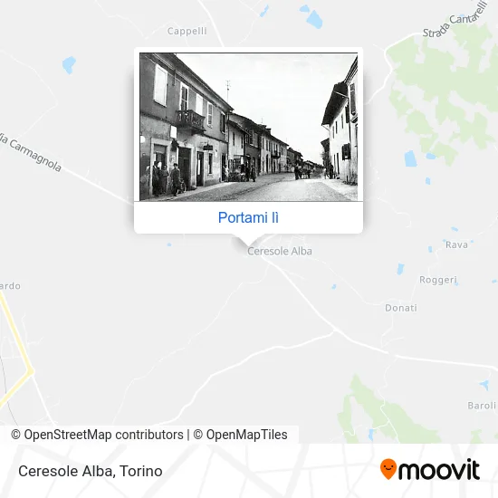 Mappa Ceresole Alba
