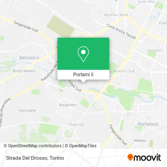 Mappa Strada Del Drosso