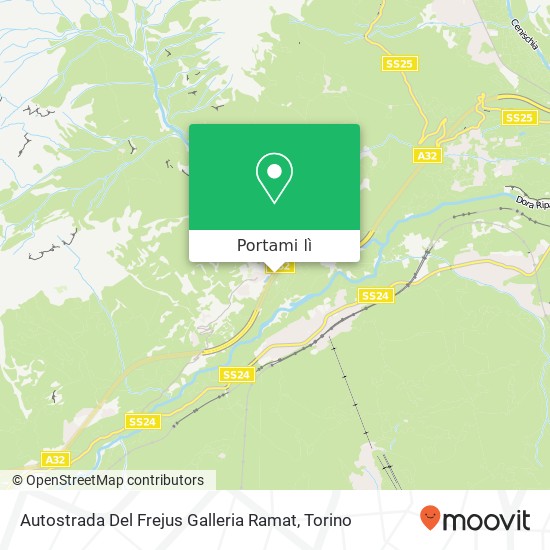 Mappa Autostrada Del Frejus Galleria Ramat