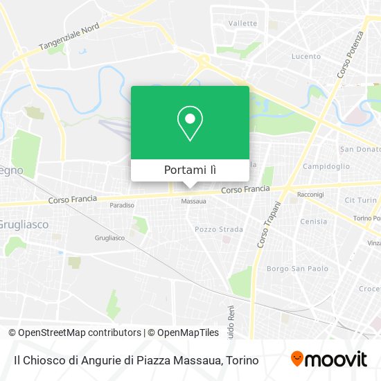 Mappa Il Chiosco di Angurie di Piazza Massaua