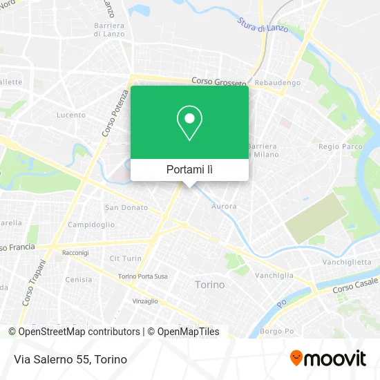 Mappa Via Salerno  55