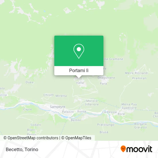 Mappa Becetto