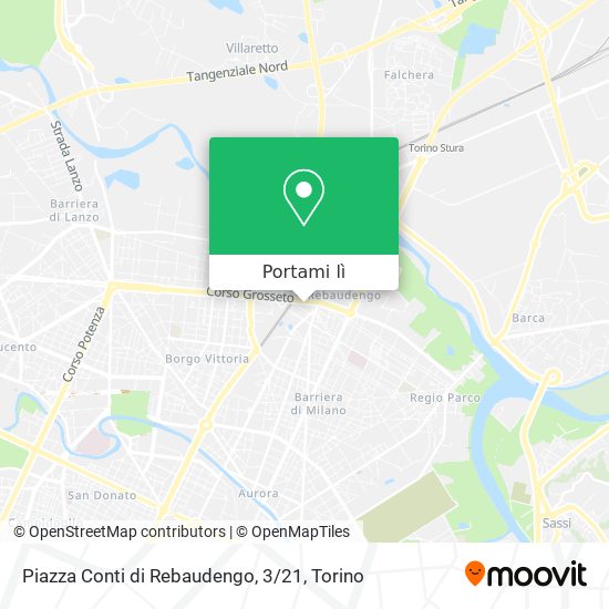 Mappa Piazza Conti di Rebaudengo, 3 / 21