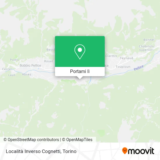 Mappa Località Inverso Cognetti