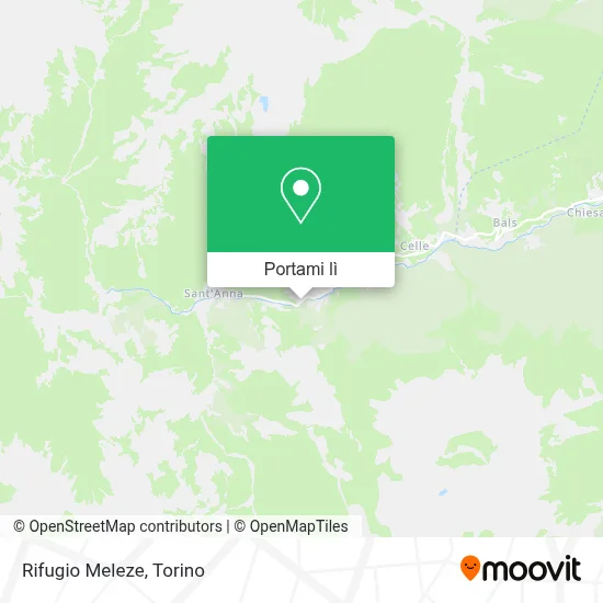 Mappa Rifugio Meleze