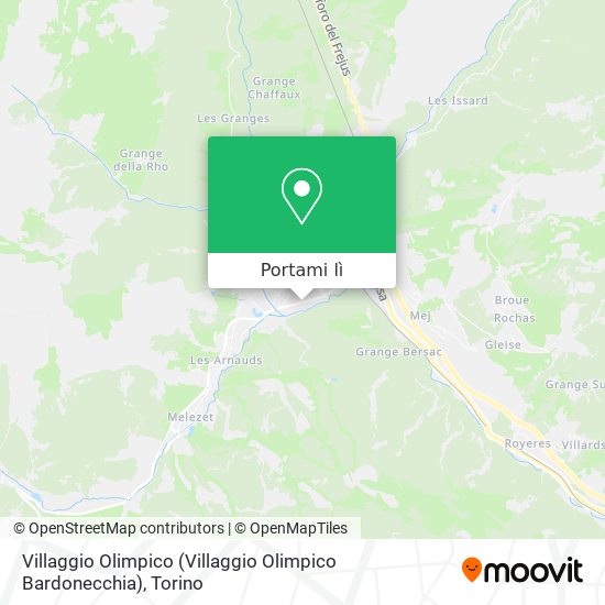 Mappa Villaggio Olimpico (Villaggio Olimpico Bardonecchia)