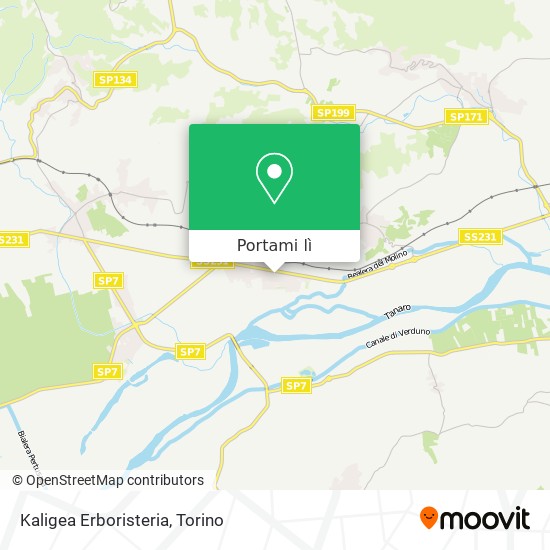 Mappa Kaligea Erboristeria