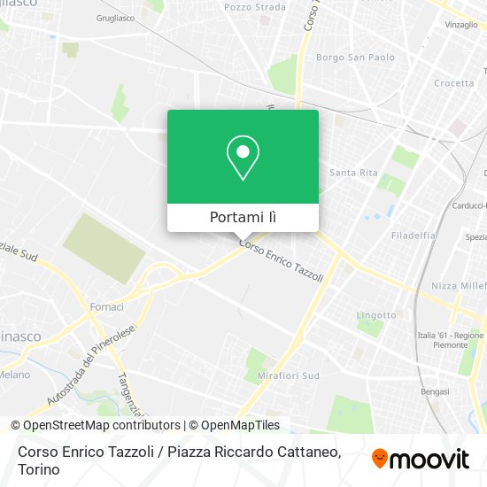 Mappa Corso Enrico Tazzoli / Piazza Riccardo Cattaneo